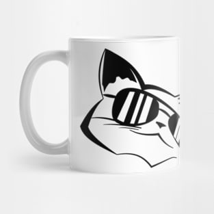 Cool casual cat with sunglasses Mug